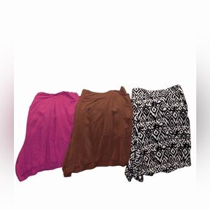 🆕💜🎉🎉 Wildfox Lounge Shorts Bundle Pink Brown Black White Pull On Size XXL